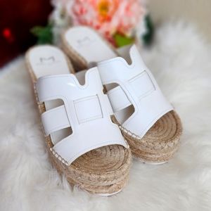 Marc Fisher Espadrille heeled sandals